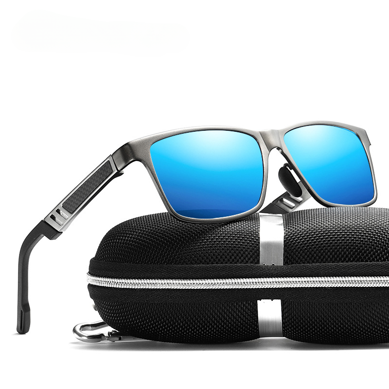 Wholesale Spring Leg Dazzling Color Film Polarized PC Sunglasses